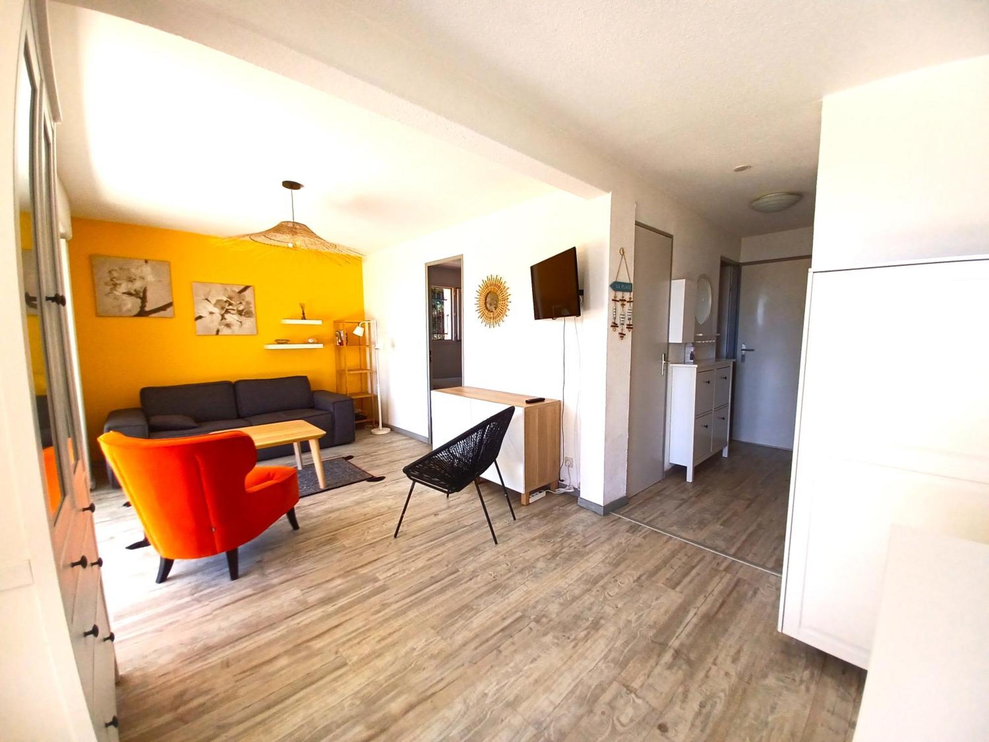 Plain-Pied Jardin 6 Personnes Clim Vue Mer Parking Wifi Terrasse Piscine Dans La Residence Saint-Pierre-la-Mer  Esterno foto
