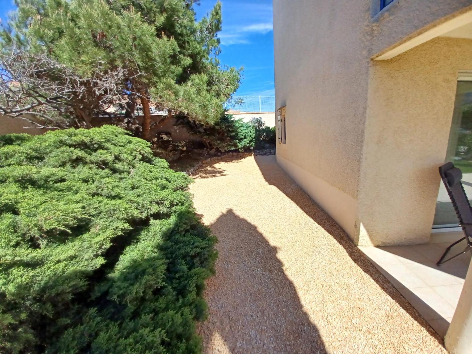 Plain-Pied Jardin 6 Personnes Clim Vue Mer Parking Wifi Terrasse Piscine Dans La Residence Saint-Pierre-la-Mer  Esterno foto